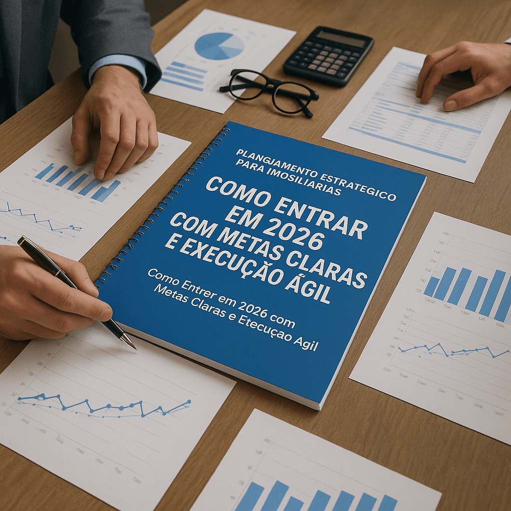 Planejamento Estratégico para Imobiliárias: Como Entrar em 2026 com Metas Claras e Execução Ágil