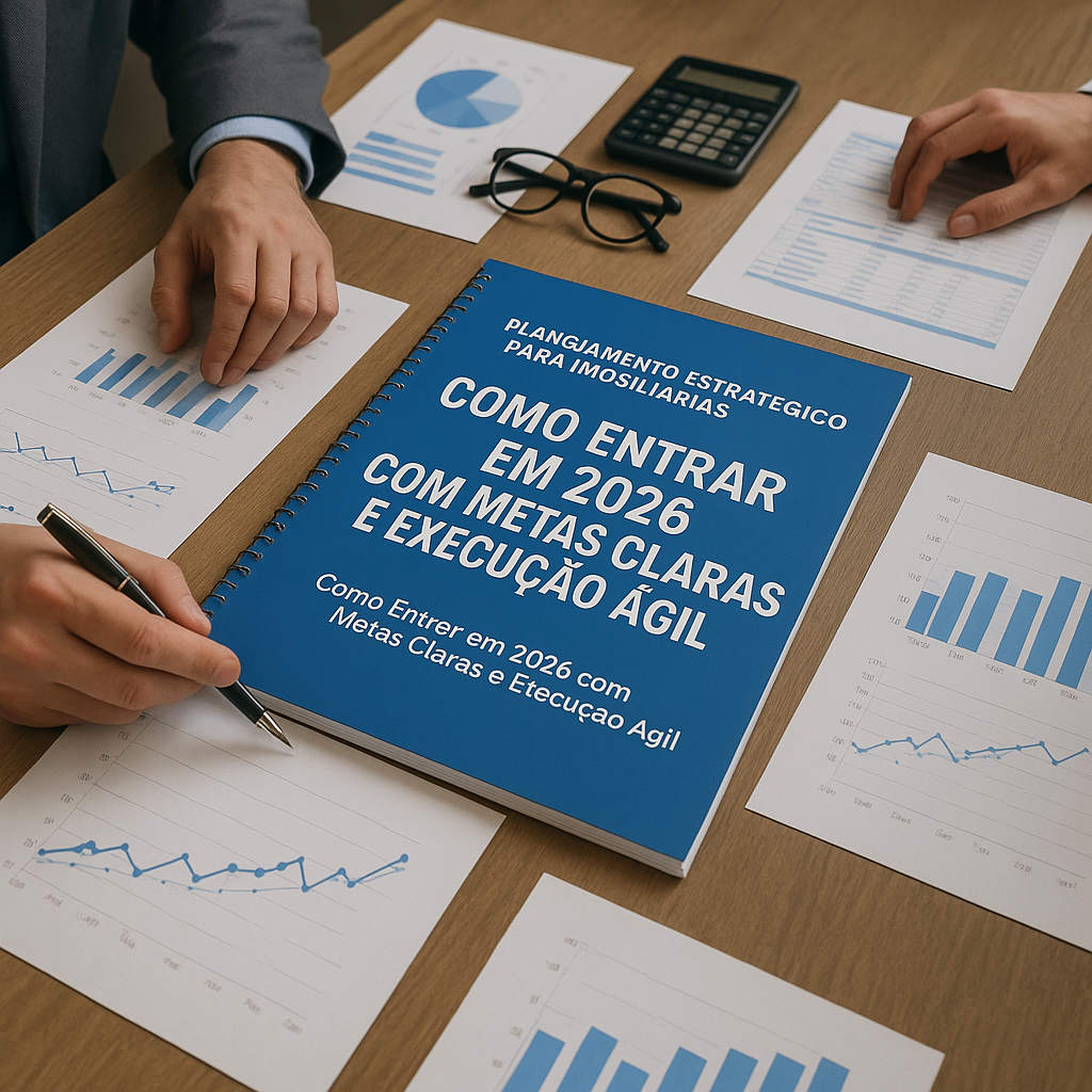 Planejamento Estratégico para Imobiliárias: Como Entrar em 2026 com Metas Claras e Execução Ágil